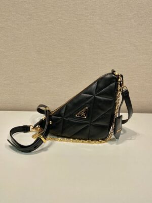 Prada Triangle leather shoulder bag