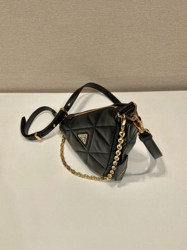 Prada Triangle leather shoulder bag