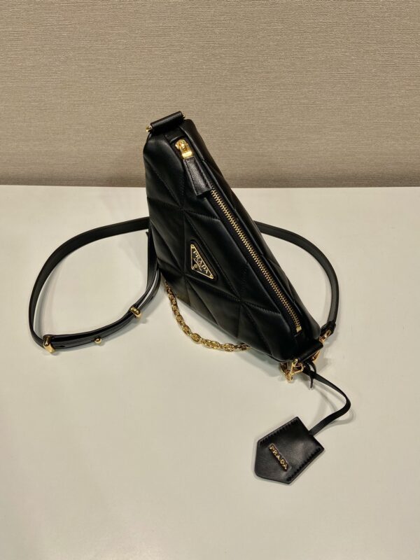 Prada Triangle leather shoulder bag