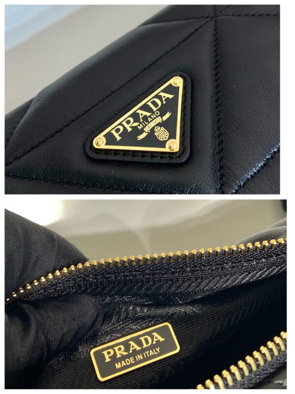 Prada Triangle leather shoulder bag
