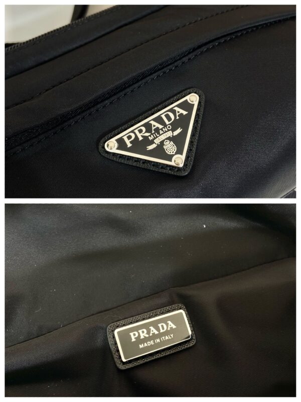 Prada Re-Nylon and Saffiano leather shoulder bag