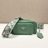 Prada Nappa antique leather multi-pocket shoulder bag