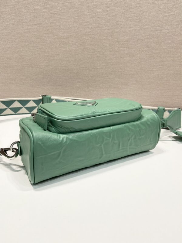 Prada Nappa antique leather multi-pocket shoulder bag