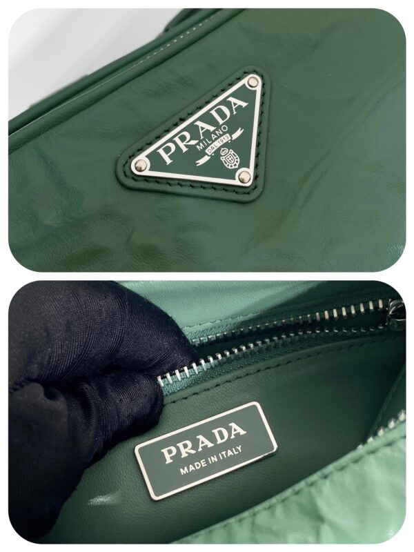 Prada Nappa antique leather multi-pocket shoulder bag