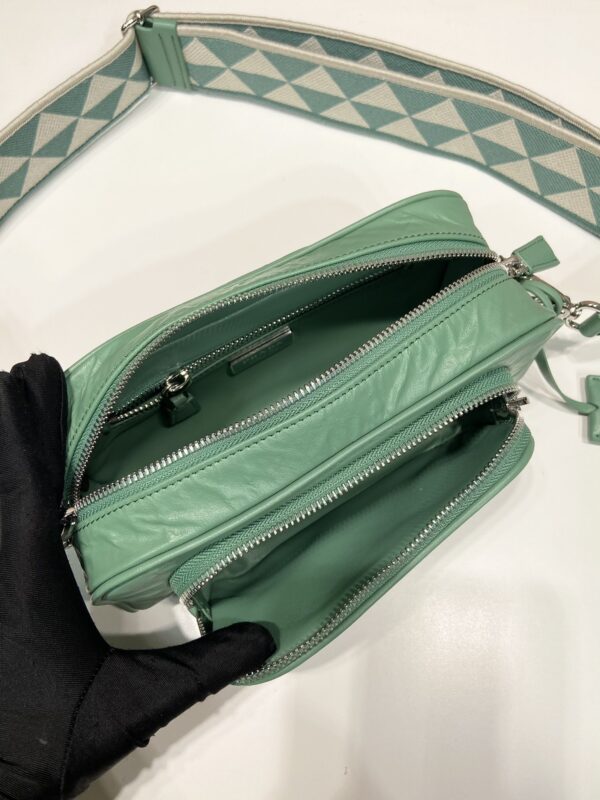 Prada Nappa antique leather multi-pocket shoulder bag