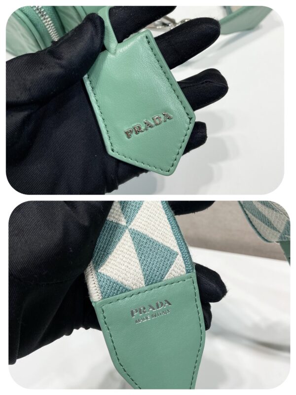 Prada Nappa antique leather multi-pocket shoulder bag