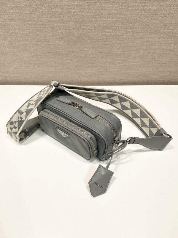Prada Nappa antique leather multi-pocket shoulder bag