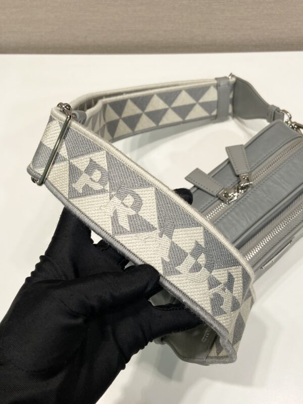 Prada Nappa antique leather multi-pocket shoulder bag