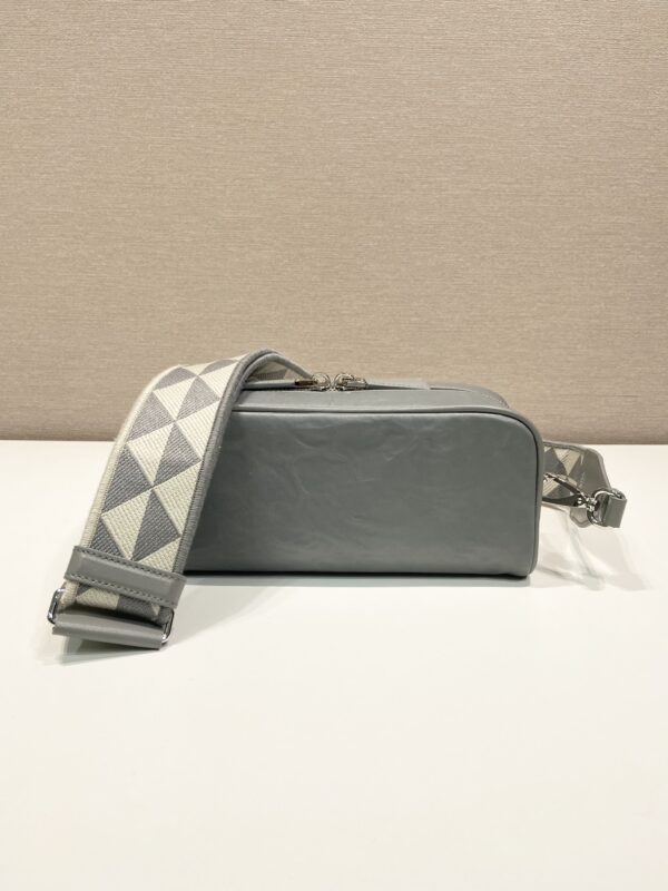 Prada Nappa antique leather multi-pocket shoulder bag