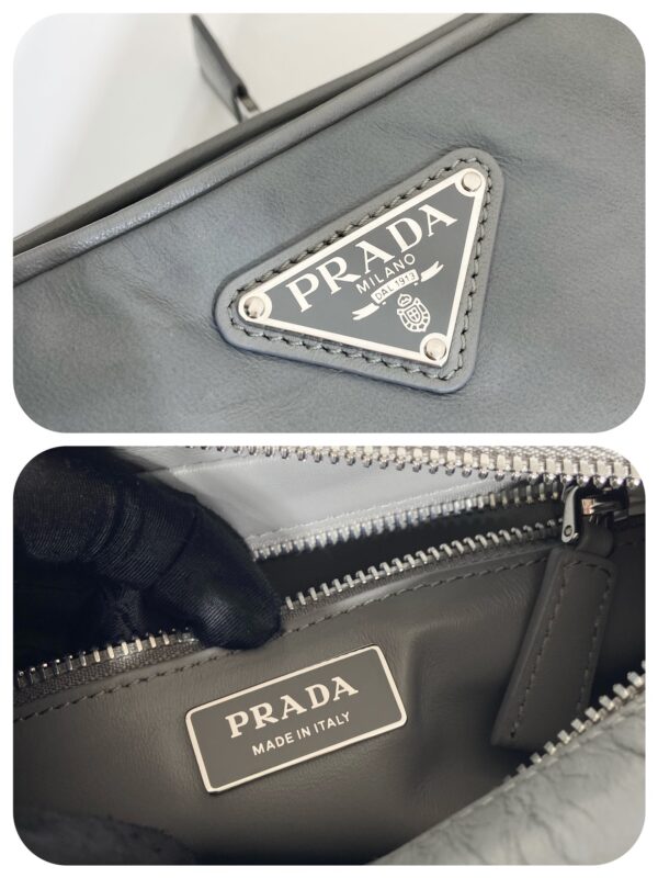 Prada Nappa antique leather multi-pocket shoulder bag
