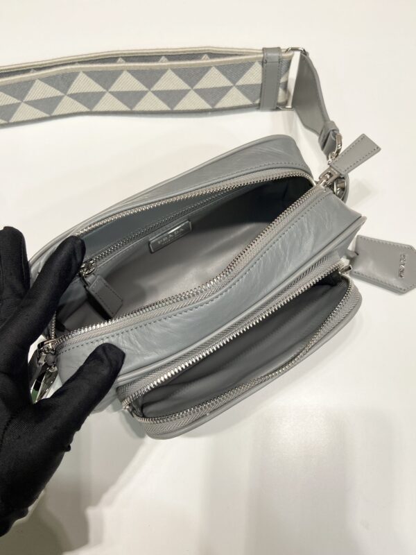 Prada Nappa antique leather multi-pocket shoulder bag