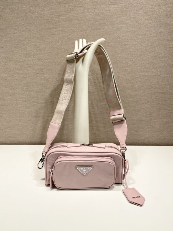 Prada Nappa antique leather multi-pocket shoulder bag