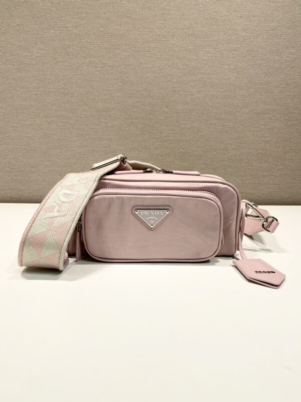 Prada Nappa antique leather multi-pocket shoulder bag