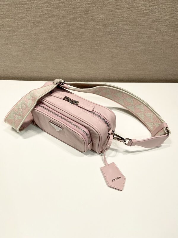 Prada Nappa antique leather multi-pocket shoulder bag