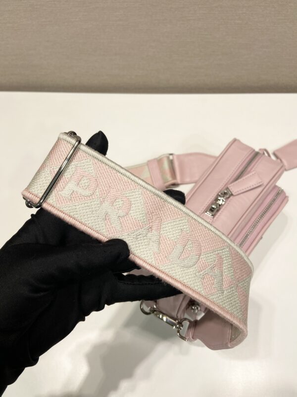 Prada Nappa antique leather multi-pocket shoulder bag