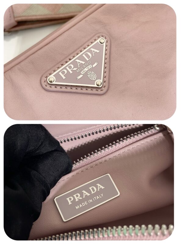 Prada Nappa antique leather multi-pocket shoulder bag