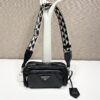 Prada Nappa antique leather multi-pocket shoulder bag