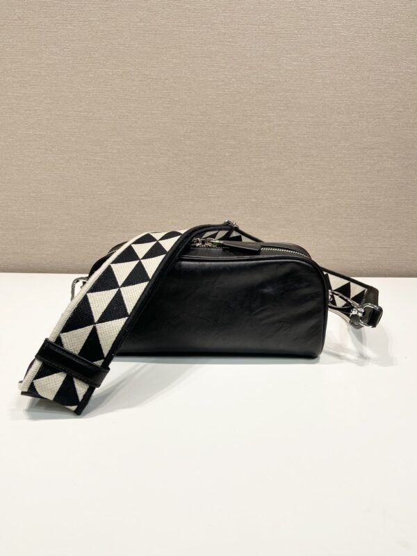 Prada Nappa antique leather multi-pocket shoulder bag