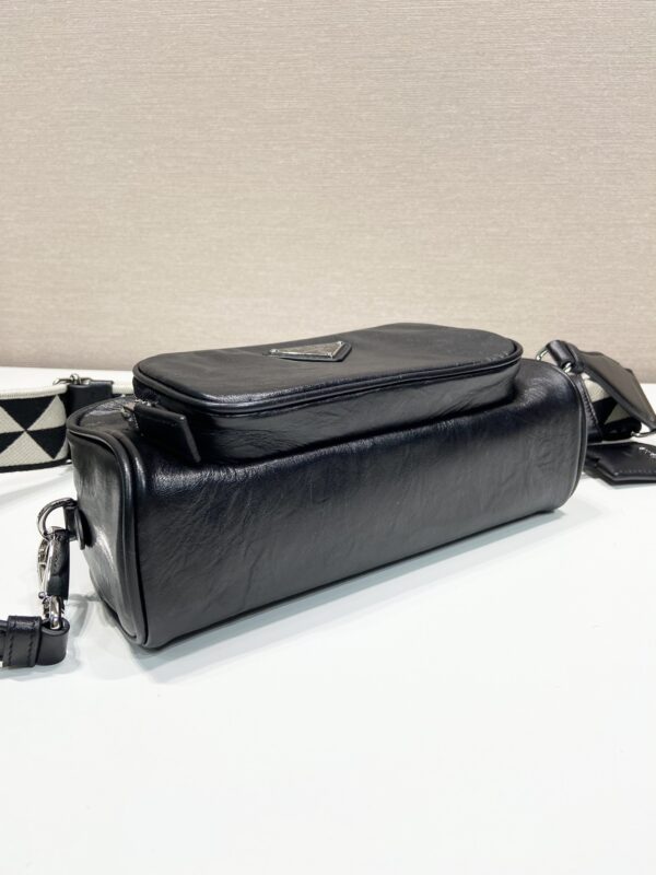 Prada Nappa antique leather multi-pocket shoulder bag