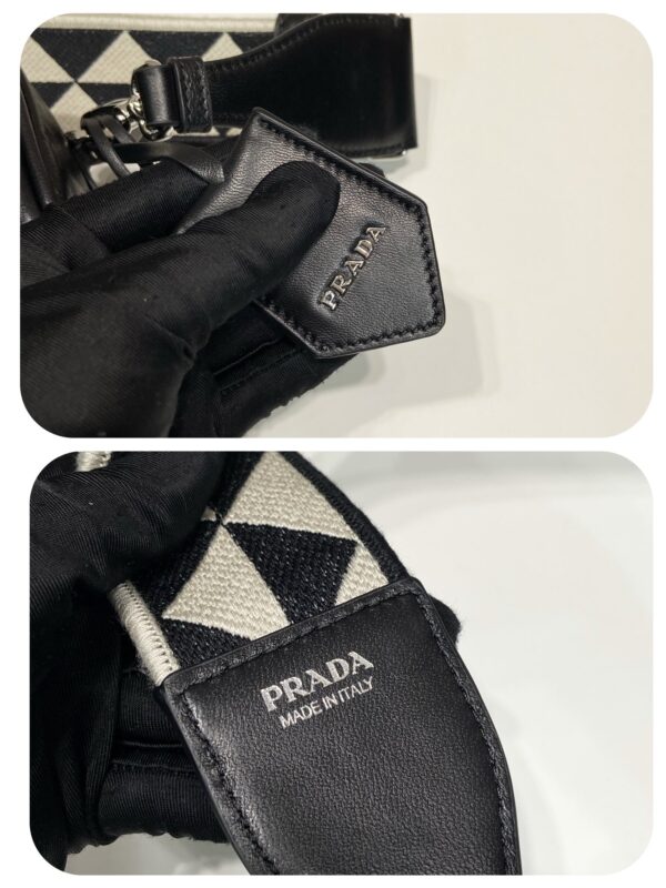 Prada Nappa antique leather multi-pocket shoulder bag