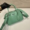 Prada antique nappa leather top handle bag