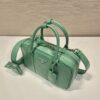 Prada antique nappa leather top handle bag