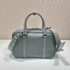 Prada antique nappa leather top handle bag
