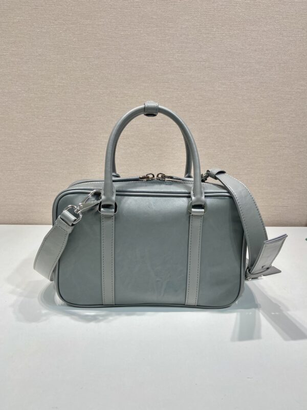 Prada antique nappa leather top handle bag