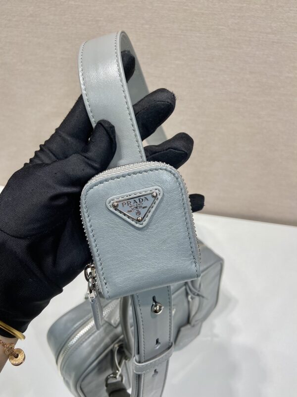 Prada antique nappa leather top handle bag