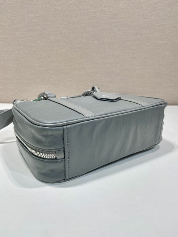 Prada antique nappa leather top handle bag