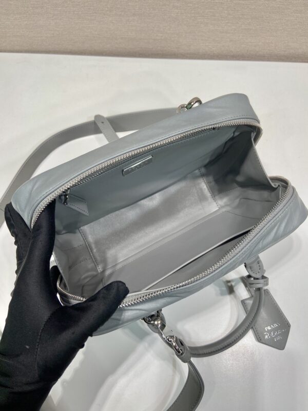 Prada antique nappa leather top handle bag