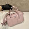 Prada antique nappa leather top handle bag