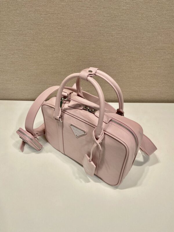 Prada antique nappa leather top handle bag