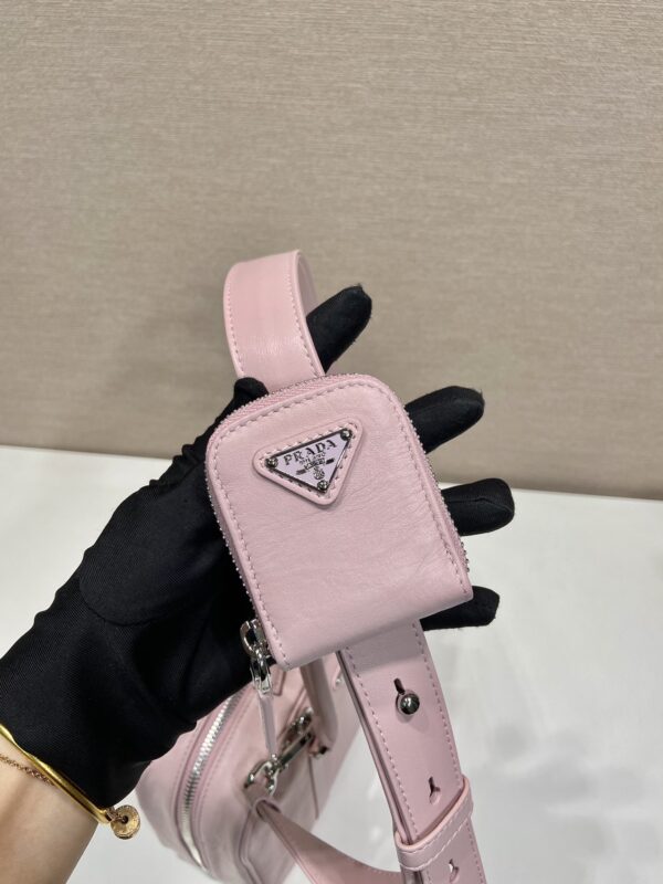 Prada antique nappa leather top handle bag