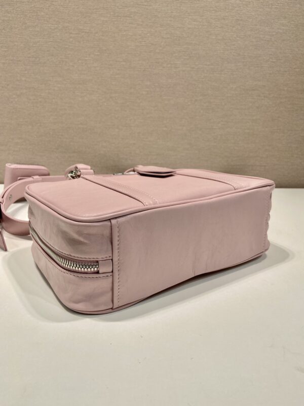 Prada antique nappa leather top handle bag