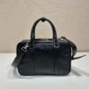 Prada antique nappa leather top handle bag