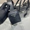 Prada antique nappa leather top handle bag