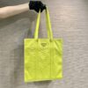 Prada Small antique nappa leather tote
