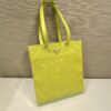 Prada Small antique nappa leather tote