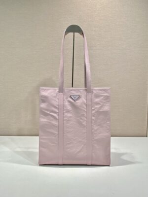 Prada Small antique nappa leather tote