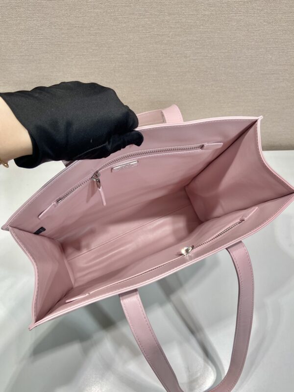 Prada Small antique nappa leather tote