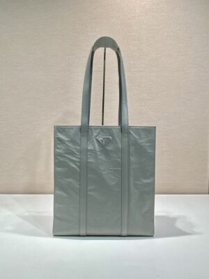 Prada Small antique nappa leather tote