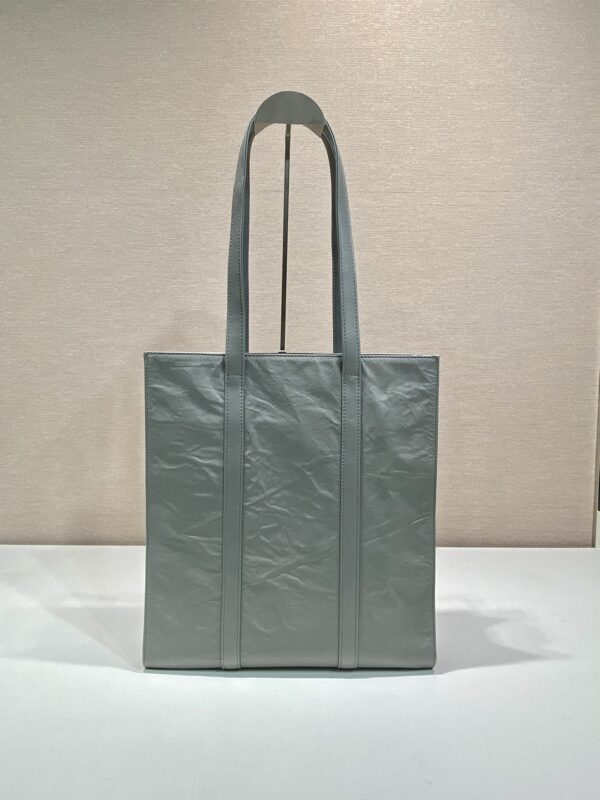 Prada Small antique nappa leather tote