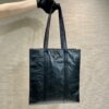 Prada Small antique nappa leather tote