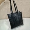 Prada Small antique nappa leather tote
