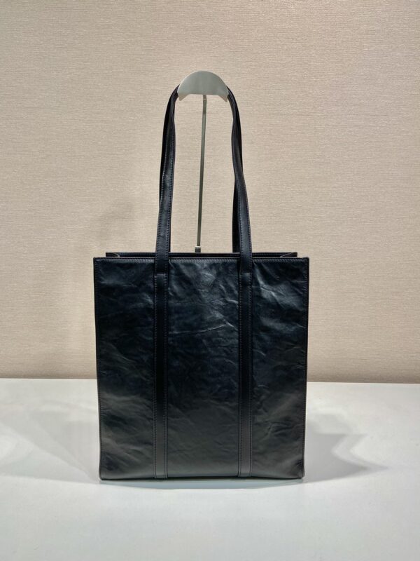 Prada Small antique nappa leather tote