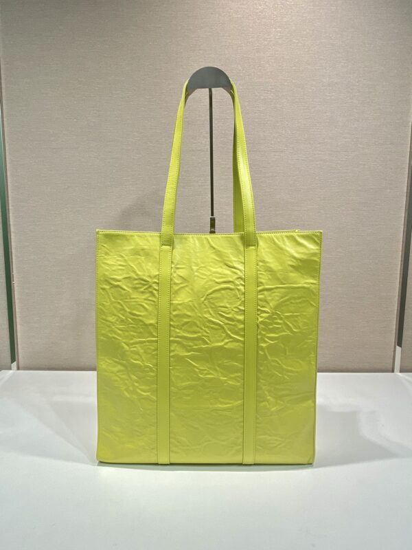 Prada Medium antique nappa leather tote bag