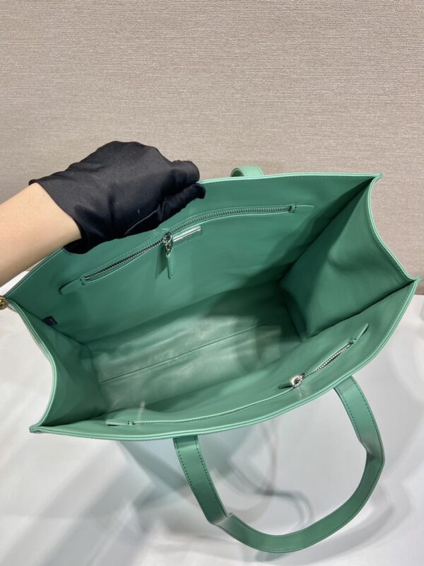 Prada Medium antique nappa leather tote bag