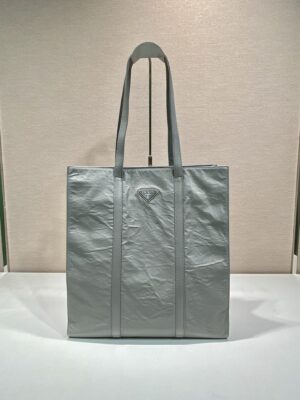 Prada Medium antique nappa leather tote bag