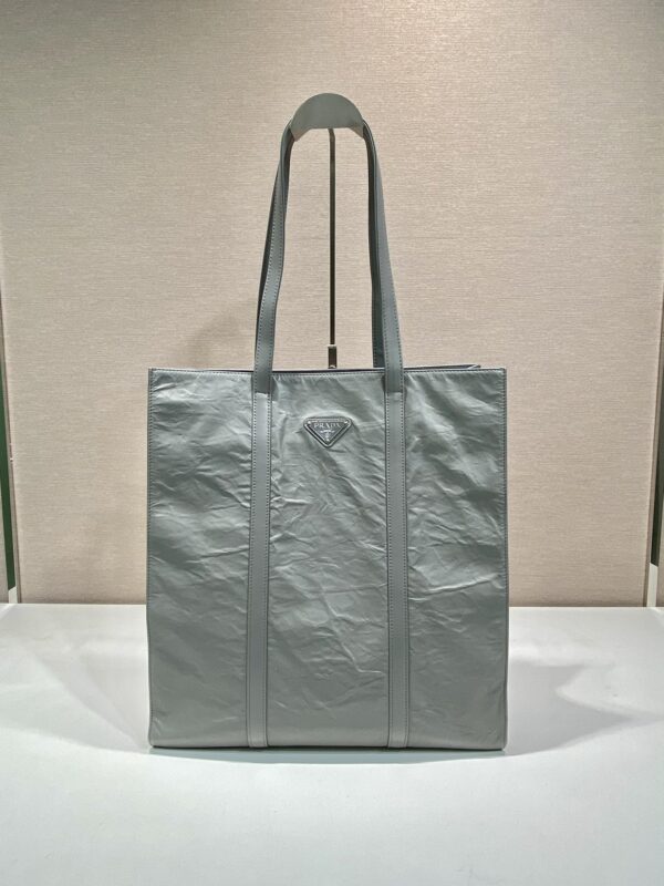 Prada Medium antique nappa leather tote bag